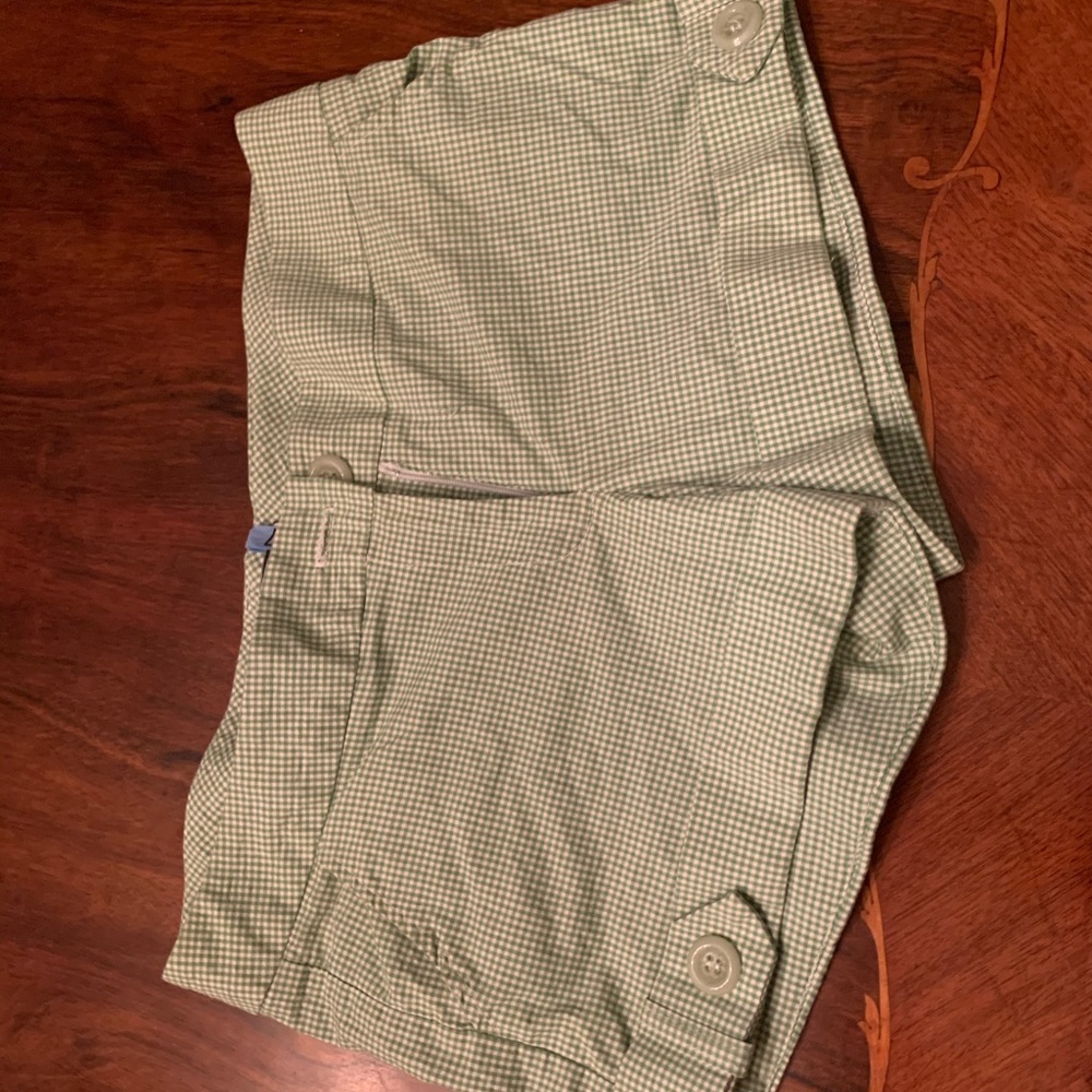 Gingham shorts cotton not cargo